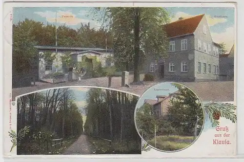 56849 Mehrbild Ak Gruß aus Klausa Veranda, Gasthaus, Logierhaus 1910