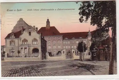 56834 Ak Essen à la Ruhr école secondaire des filles et séminaire des professeurs 1910