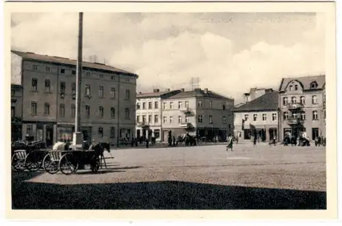 56780 Ak Schrimm (Srem) Wartheland Marktplatz um 1930