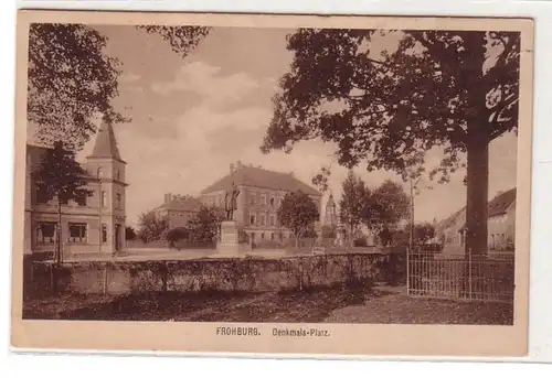 56763 Ak Frohburg Denkmalsplatz 1926