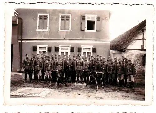 56676 Original Foto Maschinengewehr Kompanie im 2. Weltkrieg