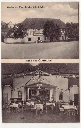 56661 Mehrbild Ak Gruß aus Obersdorf bei Sangerhausen 1925