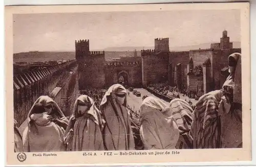 56645 Ak d'un légionnaire étranger allemand du Maroc Fez 1926