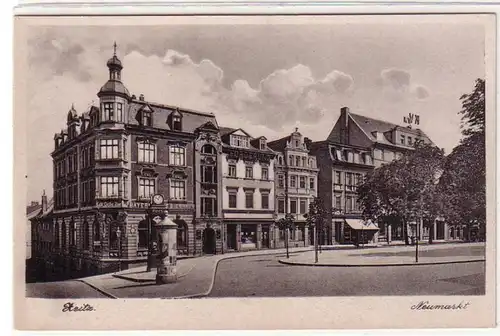 56565 Ak Zeitz Neumarkt mit Bayerischem Bierhaus um 1940