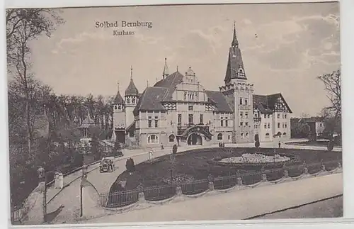 56543 Ak Solbad Bernburg Kurhaus 1927