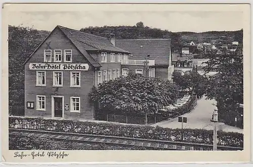 56533 Ak Bahn-Hotel Pötzscha 1939