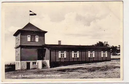 56530 Ak Jugendheim Mühlau über Burgstädt um 1940