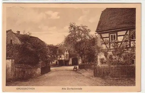 56520 Ak Grossbothen alte Dorfschmiede 1913