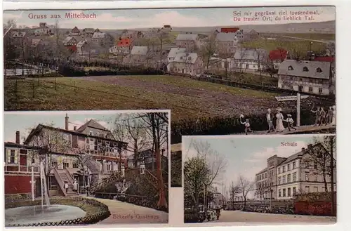 56510 Multi-image Ak salutation de Mittelbach Gasthos etc. 1912