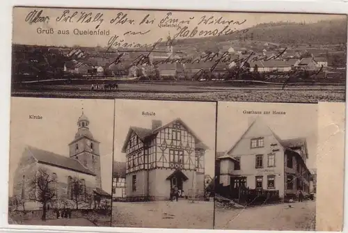 56429 Mehrbild Ak Gruß aus Queienfeld Gasthaus usw. 1912