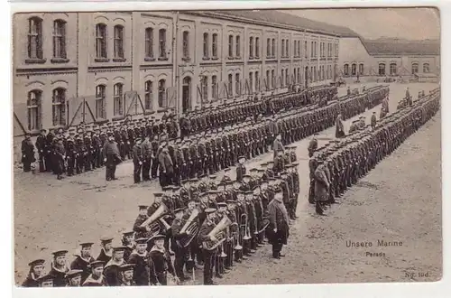 56365 Ak Kiel unsere Marine Parade 1912