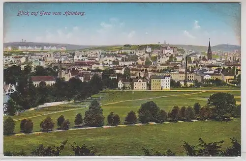 56354 Ak Blick von Gera vom Hainberg um 1910