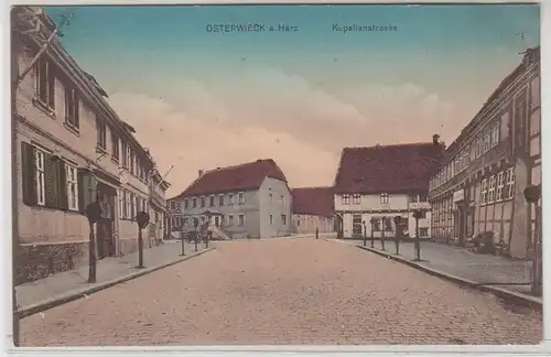56252 Ak Osterwieck am Harz Kapellenstrasse um 1910
