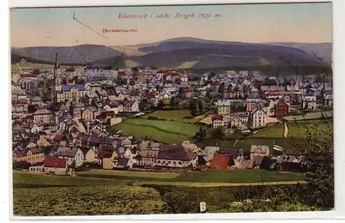56242 Ak Eibenstock im sächsischem Erzgebirge Totalansicht um 1910
