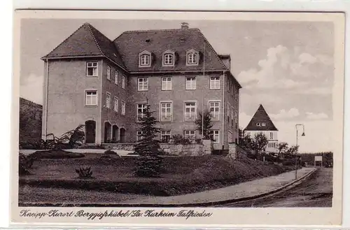 56228 Ak Kneipp station thermale Bergwöschenhübel Kurheim Talfrieden 1952