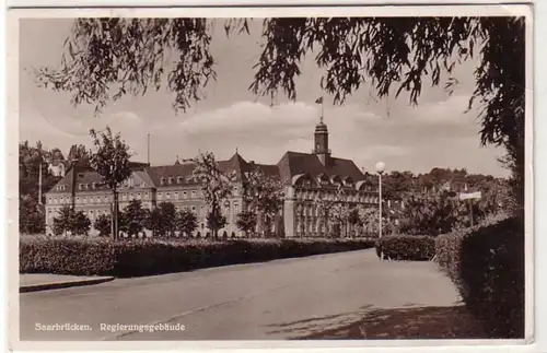 56224 Ak Saarbrücken Regierungsgebäude 1939