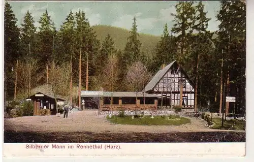 56169 Ak Silberner Mann im Rennethal (Harz) um 1910