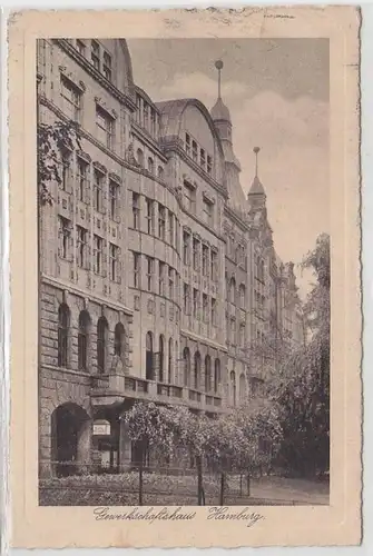 56161 Ak Gewerkschaftshaus Hamburg 1929