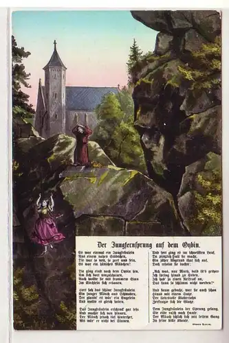 56119 Reim Ak Der Jungfernsprung auf dem Oybin 1935