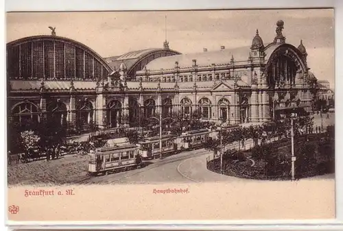 56060 Ak Frankfurt am Main Hauptbahnhof vers 1905