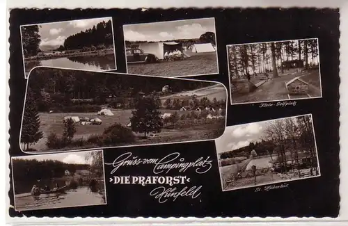 56044 Ak Salutation du camping "Die Praforst" Hünfeld 1959