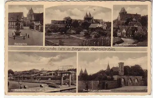 55998 Multi-image Ak Bergstadt Obernkirchen 1941