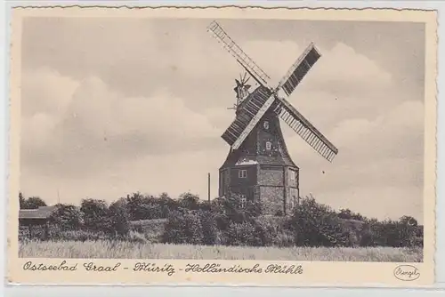 55946 Ak Balte balnéaire Graal Müritz Pays-Bas moulin vers 1930