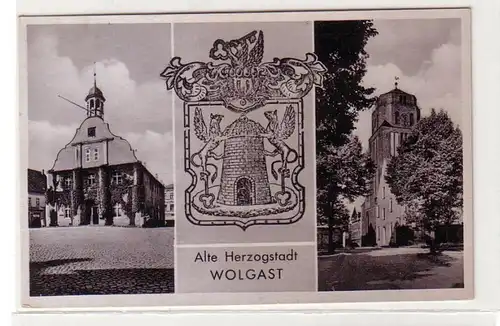 55833 Mehrbild Ak Alte Herzogstadt Wolgast um 1940