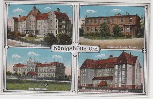 55725 Multi-image Ak Reichshutte en Haute Silésie vers 1910