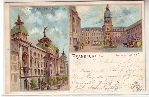 55723 Ak Frankfurt a.M. Postdirektion, Interne Posthof 1900