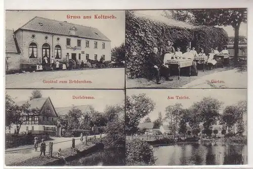 55712 Mehrbild Ak Gruß aus Koitzsch Gasthof usw. 1916