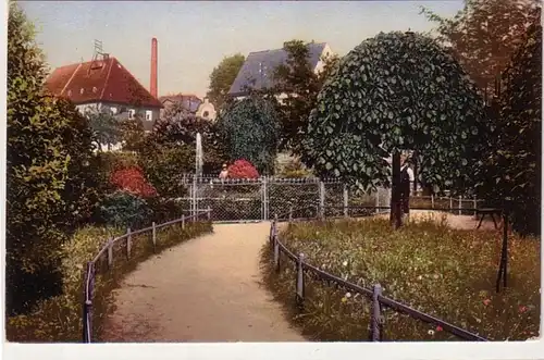 55683 Ak Stadt Oederan Anlagen in der Unterstadt um 1910