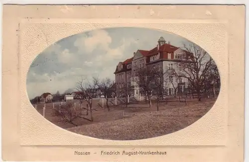 55627 Ak Nossen Friedrich August Krankenhaus 1912