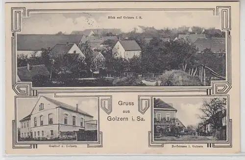 55619 Mehrbild Ak Gruß aus Golzern in Sachsen Gasthof usw. 1911