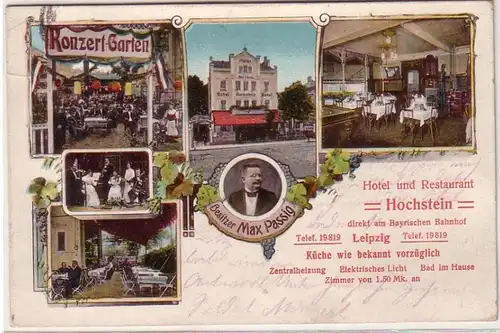 55617 Feldpost Ak Leipzig Hotel und Restaurant Hochstein 1916