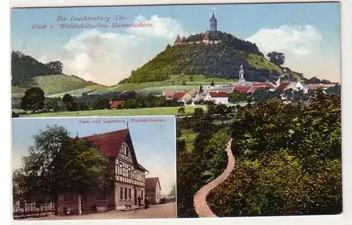 55560 Mehrbild Ak Hummelshain Restaurant Waldschlösschen um 1910