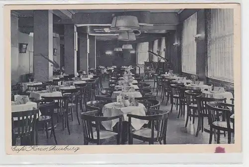 55494 Ak Duisburg Café Korso 1941