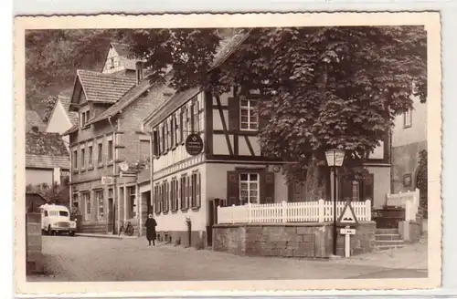 55476 Ak Elmstein Gasthof und Pension "Zum Schlossberg" 1961