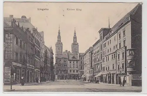 55455 Ak Liegnitz en Silésie petite bague 1907
