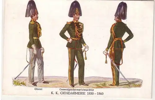 55444 75 ans Gendarmerie Autriche Ak K.K. Gendomerie 1850-1860
