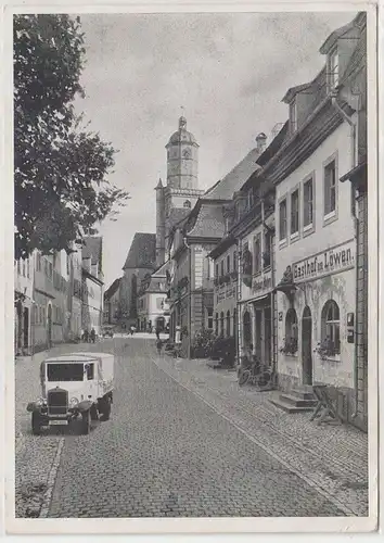 55406 Ak Volkah sur Main Vue de la ville vers 1940