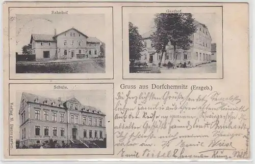 55390 Mehrbild Ak Gruß aus Dorfchemnitz im Erzgebirge 1905