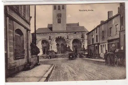 55365 Poste de terrain Ak Vouziers France 1ère Guerre mondiale 1915