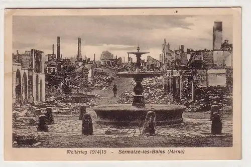 55364 Ak Sermalze les Bains (Marne) Guerre mondiale 1914/1915