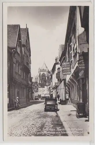 55347 Ak Beauvais France France Rue de la Maufacture vers 1940