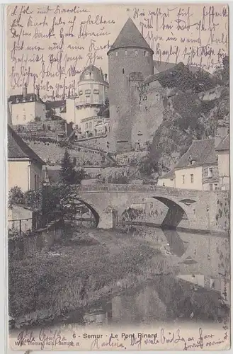 55330 Ak Semur France France Le Pont Pinard 1904