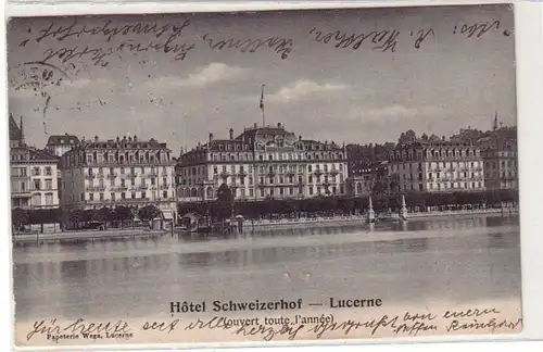 55302 Ak Lucerne Luzern Swiss Hotel Schweizerhof 1907