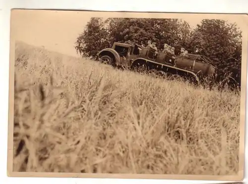 55295 Photo originale semi-chaîne véhicule 2ème guerre mondiale autour de 1942