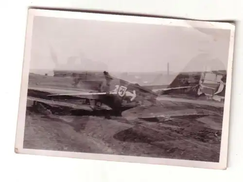 55283 Original Foto verunglücktes Flugzeug Russland um 1942