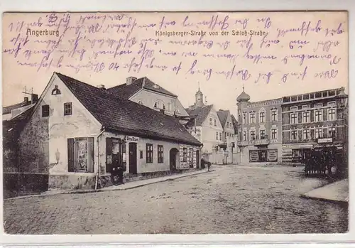 55279 Feldpost Ak Angerburg Königsberger Strasse 1914